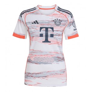 Billiga Bayern Munich Michael Olise #17 Bortatröja Dam 2025-26 Kortärmad